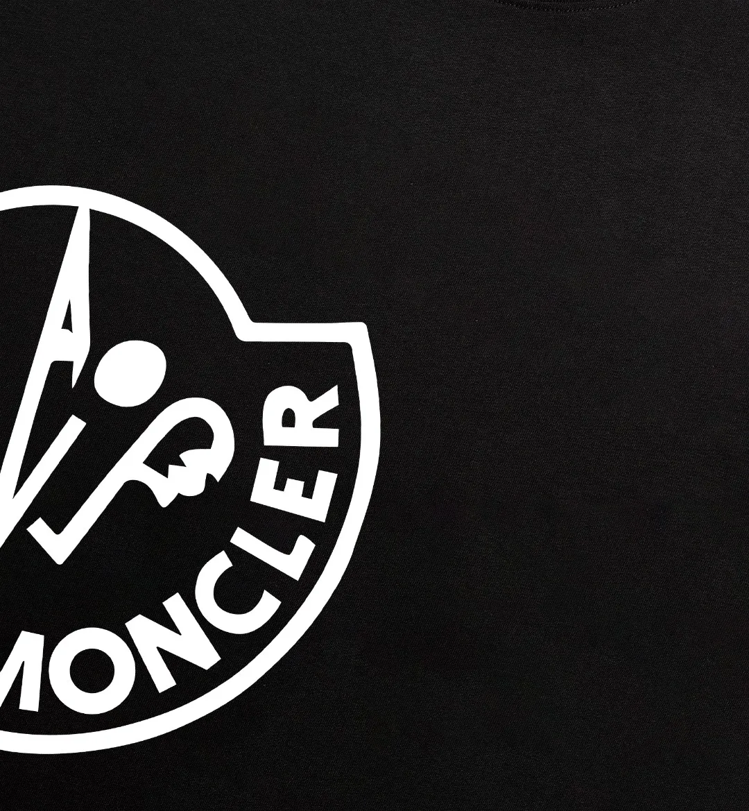 Quality《Moncler~ 》2024New Arrival T , Versatile Quality . ‼ 32 250G ‼ T 🤪 Sizes：S-M-L-XL-2XL ：Black White 、 Same Style